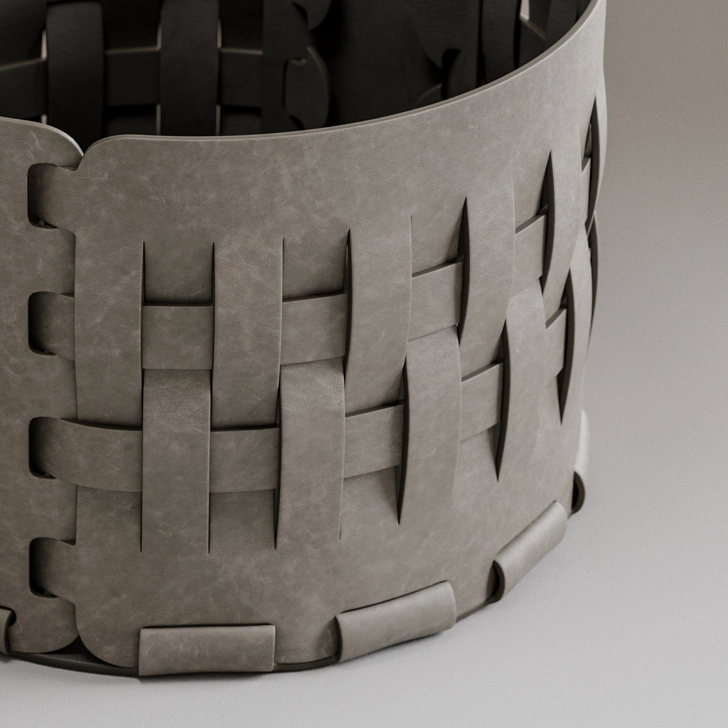 Patinaed Full Grain Distressed Leather PBR Texture - Example Scene Visualization | Superellipse