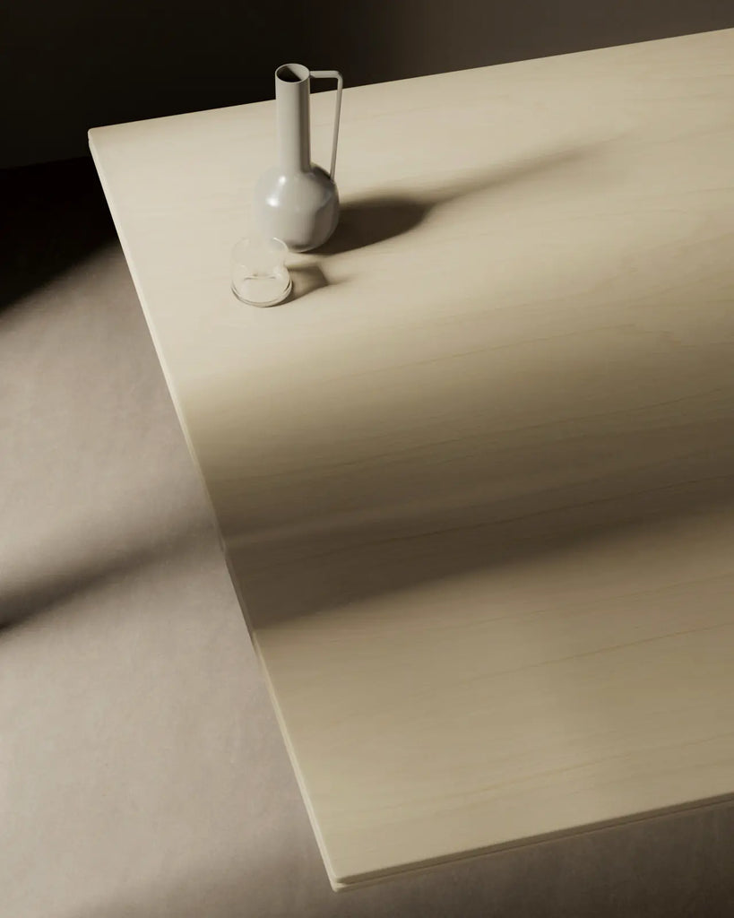 Japanese Elm Book Matched Veneer Wood PBR Texture - Example Scene Visualization | Superellipse