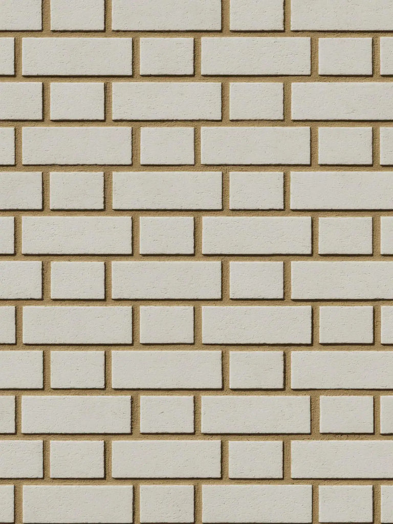 Porcelain White Smooth Flemish Bond Brick PBR Texture - Example Scene Visualization | Superellipse