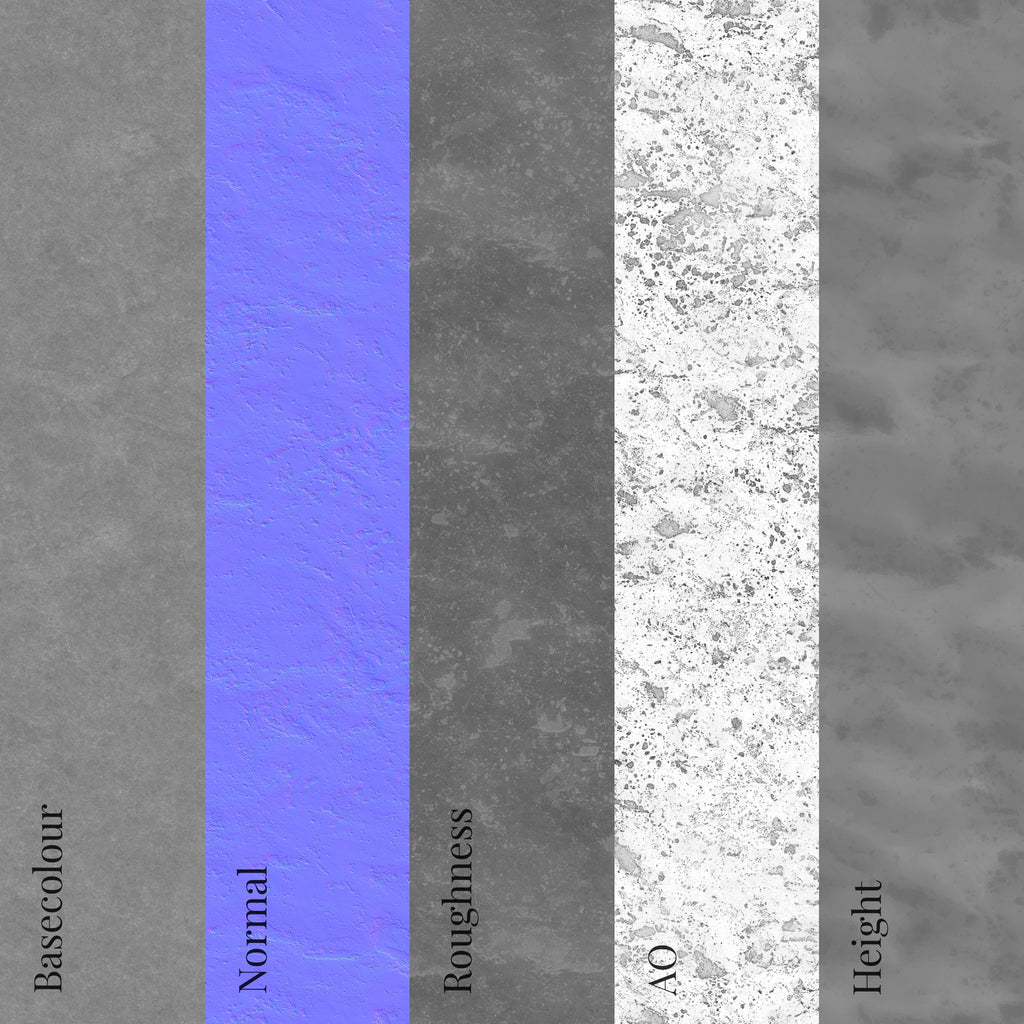 Rough Sand Cast Aluminium PBR Texture - Example Scene Visualization | Superellipse