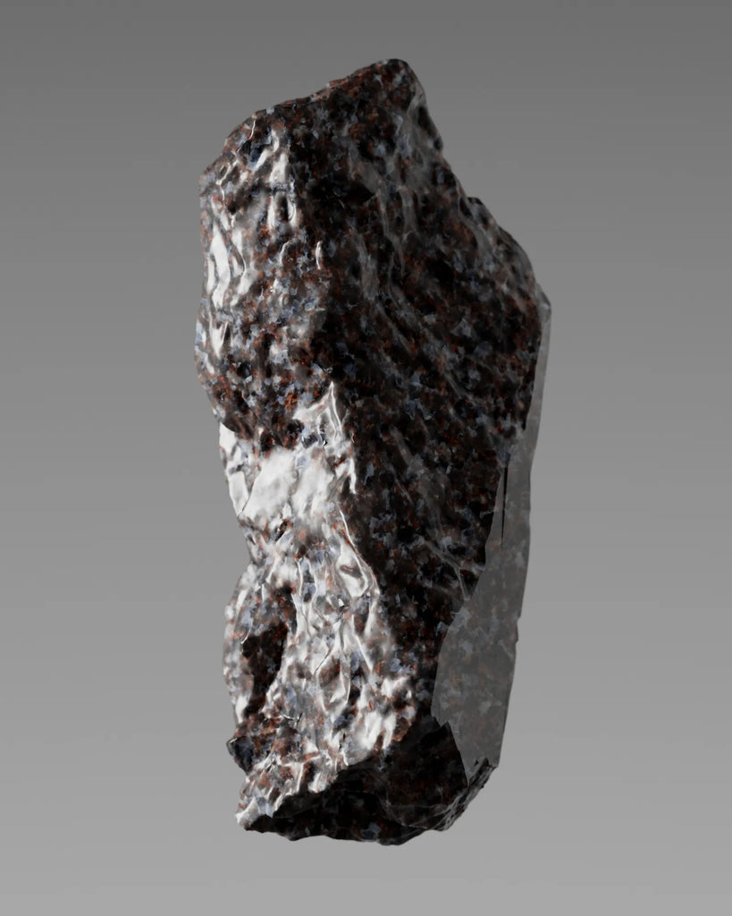 Dakota Mahogany Polished Granite Slab PBR Texture - Example Scene Visualization | Superellipse