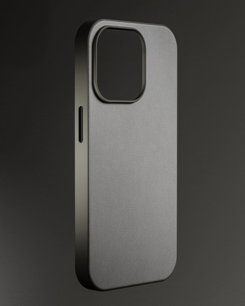 Semi Aniline Top Grain Leather Treated Grey PBR Texture - Example Scene Visualization | Superellipse