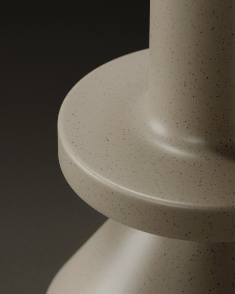 Dark Speckled Beige Plastic PBR Texture - Example Scene Visualization | Superellipse