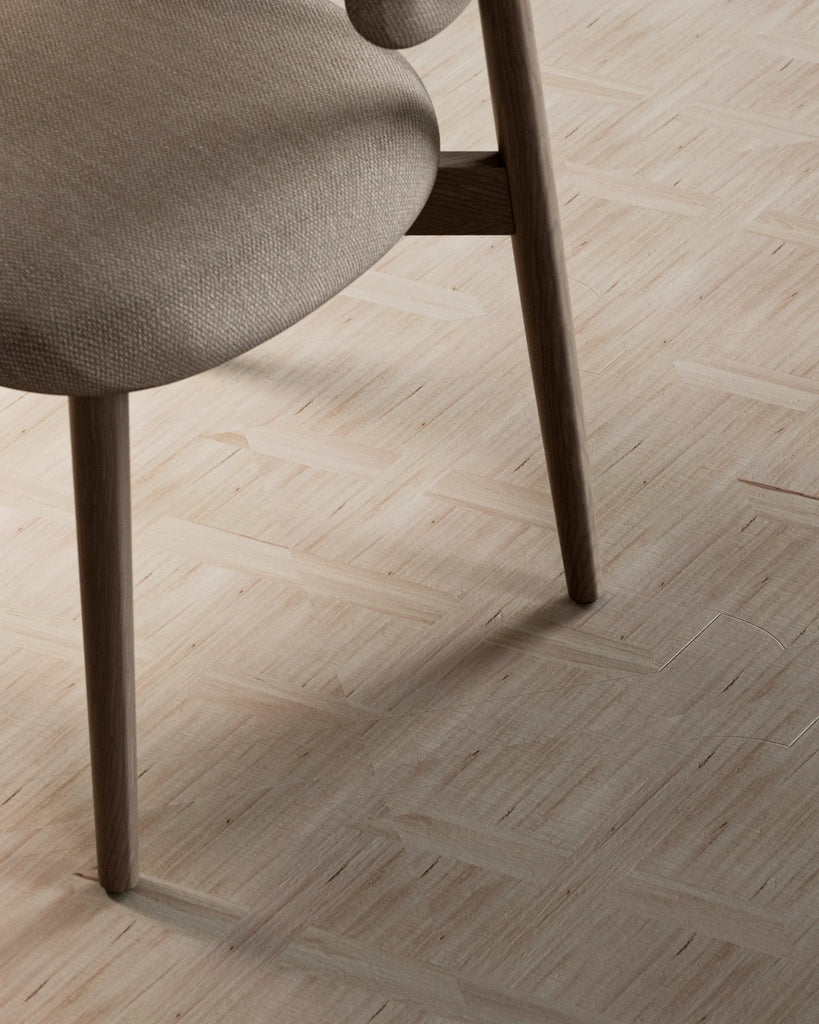 Douglas Fir Versailles Parquet Wood Floor PBR Texture - Example Scene Visualization | Superellipse