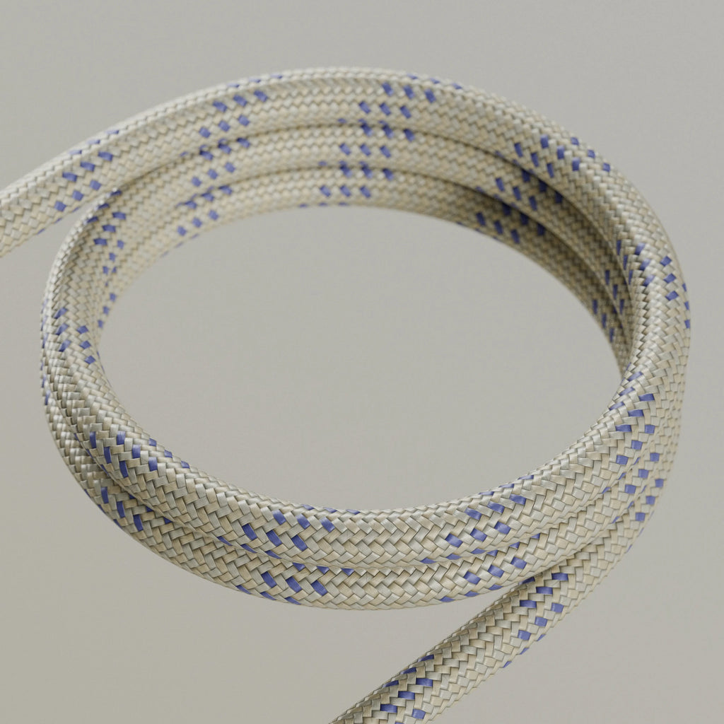 Sandstone Purple Braided Cord PBR Texture - Example Scene Visualization | Superellipse