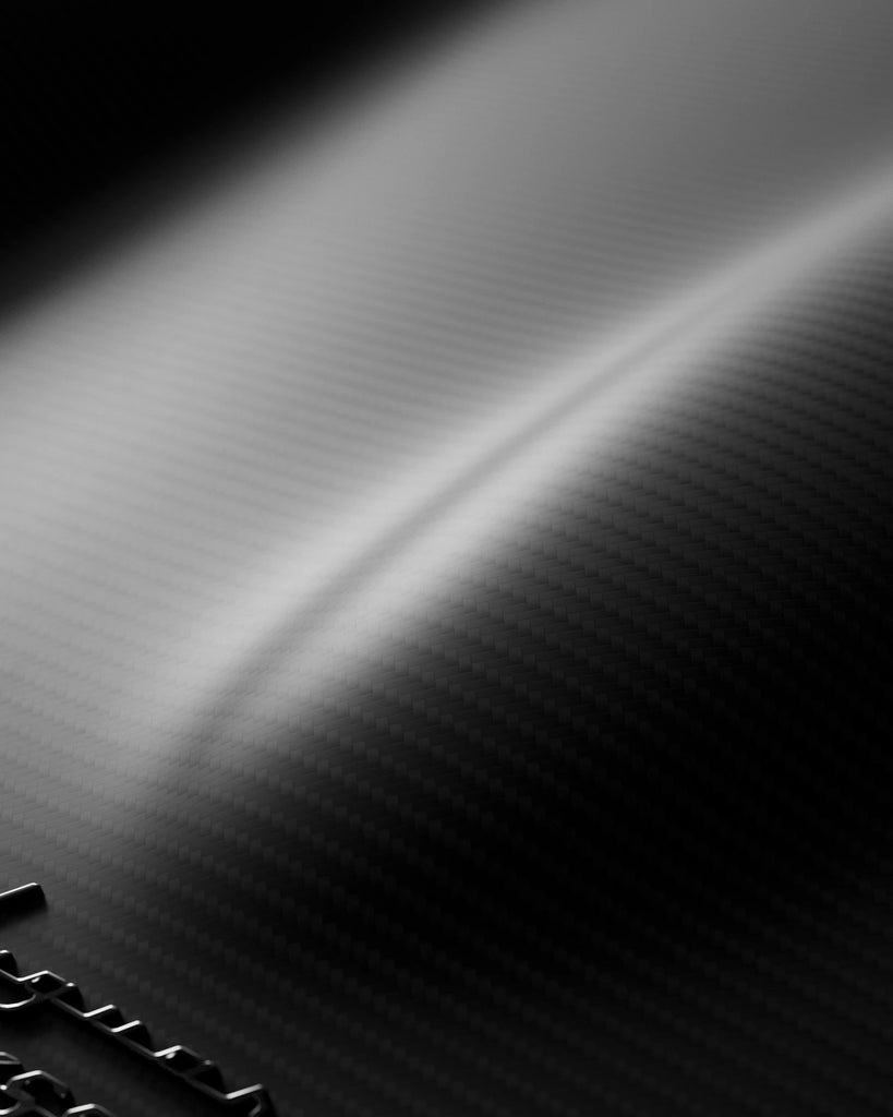 Carbon Fiber Matte Twill Weave PBR Texture - Example Scene Visualization | Superellipse