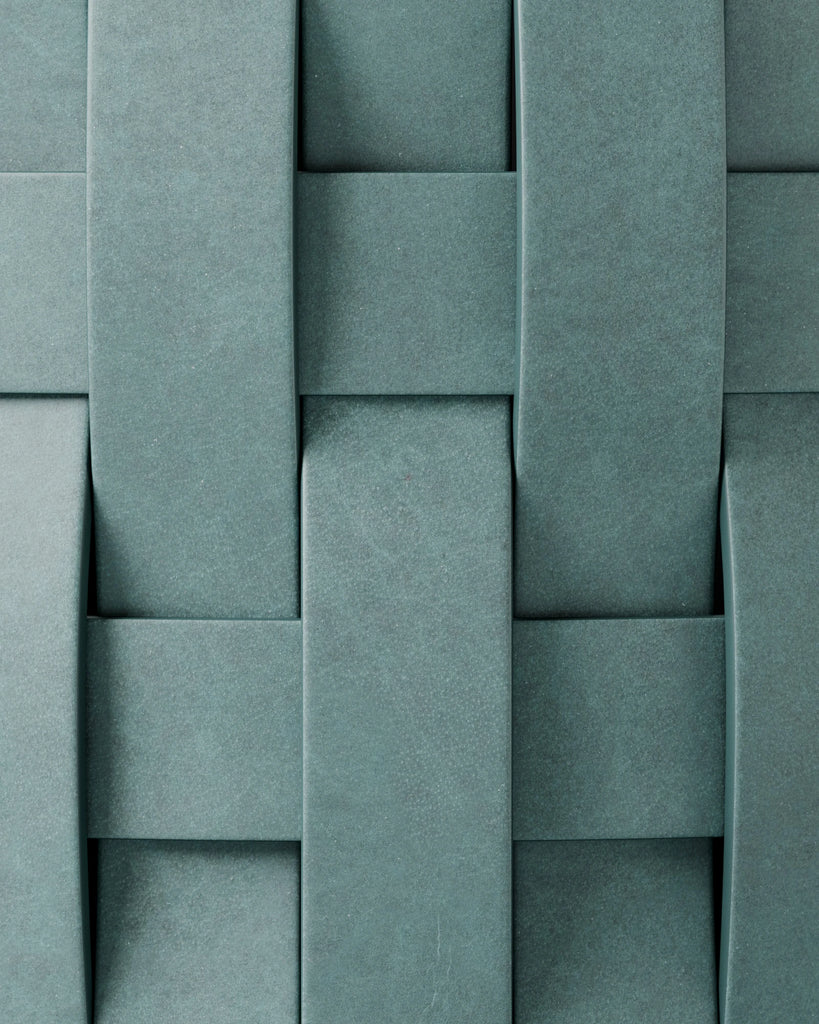 Teal Satin Nappa Lambskin Leather PBR Texture - Example Scene Visualization | Superellipse