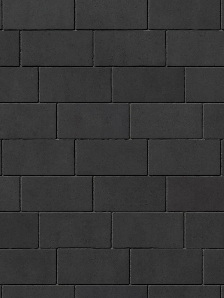 Concrete Dark Matte Block Offset Bond PBR Texture - Example Scene Visualization | Superellipse