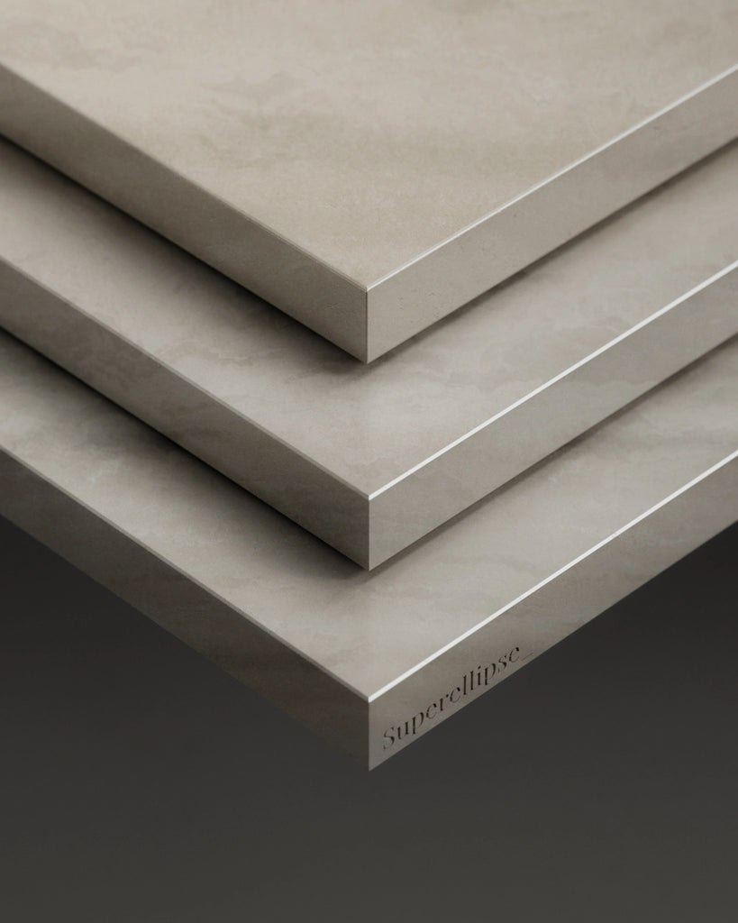 Polished Travertine Unfilled PBR Texture - Example Scene Visualization | Superellipse