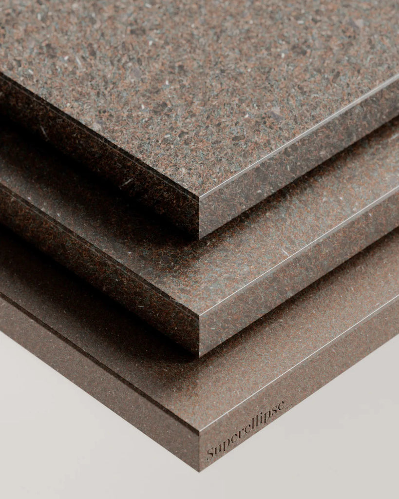 Burnt Sienna Polished Granite Slab PBR Texture - Example Scene Visualization | Superellipse