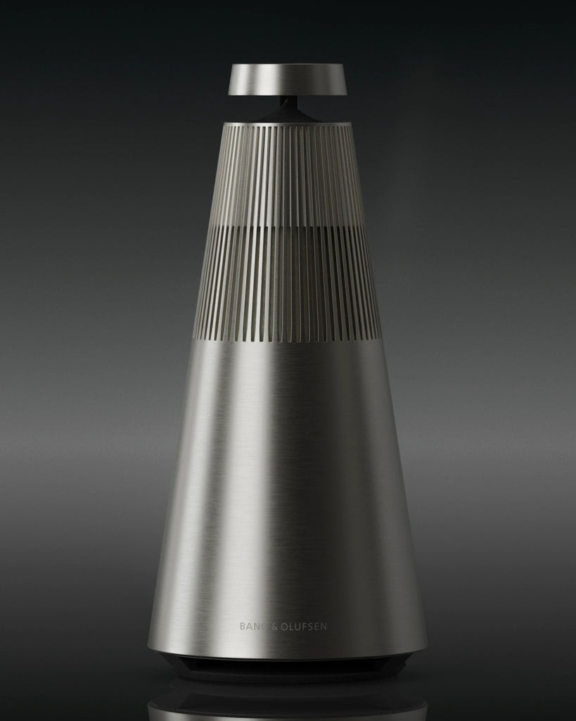 Buffed Linear Brushed Silver Metal PBR Texture - Example Scene Visualization | Superellipse