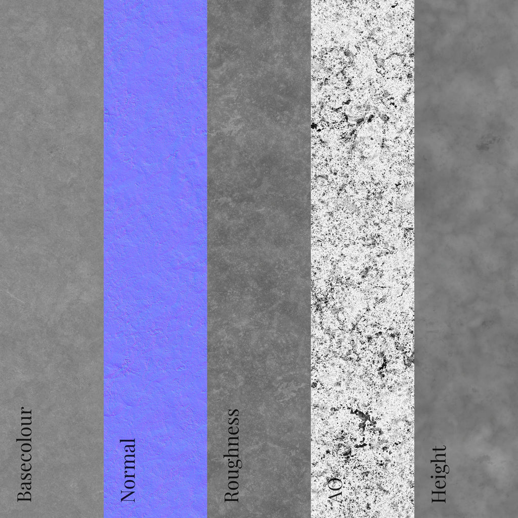 Rough Mold Sand Cast Aluminium PBR Texture - Example Scene Visualization | Superellipse