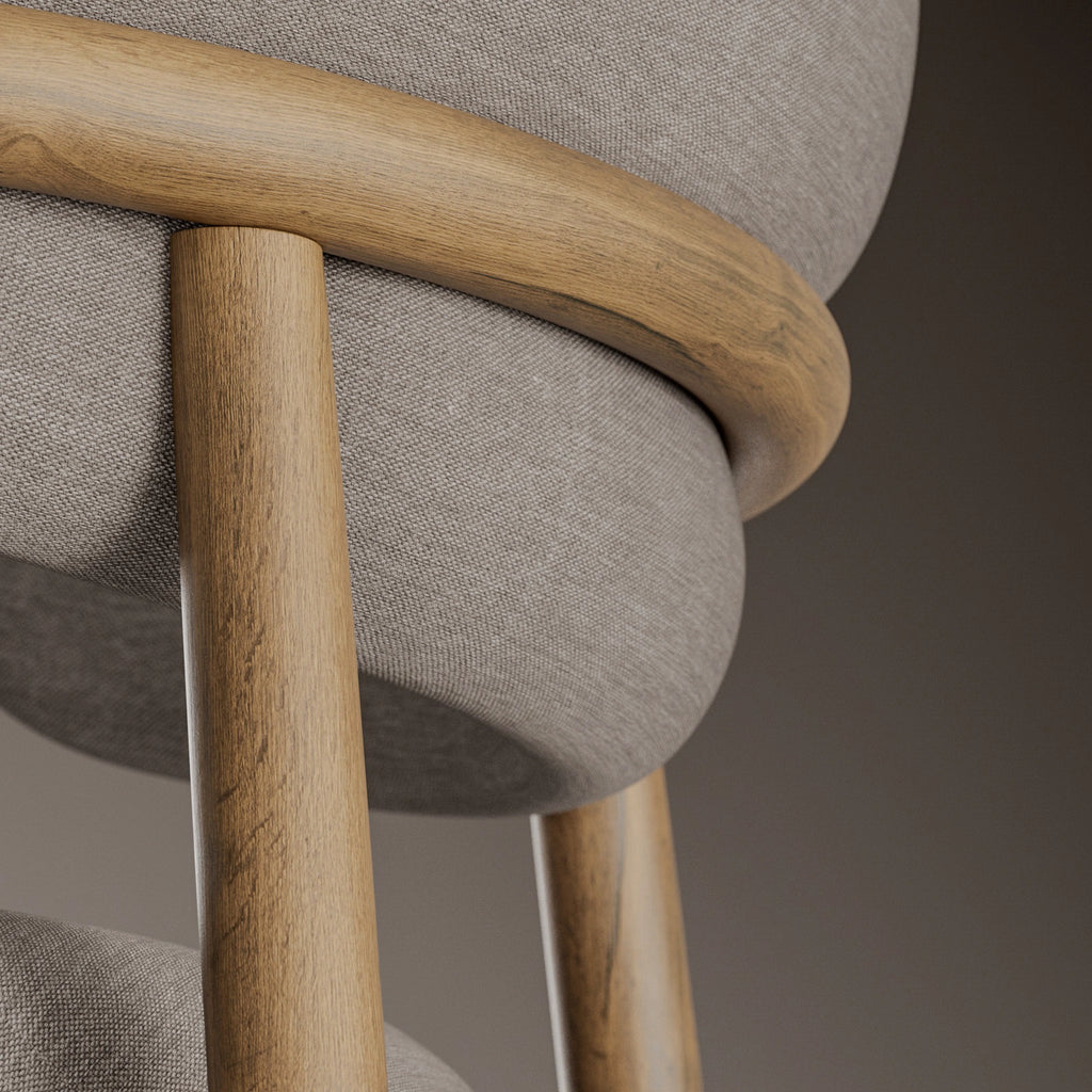 Rustic Book Matched Oak Wood PBR Texture - Example Scene Visualization | Superellipse