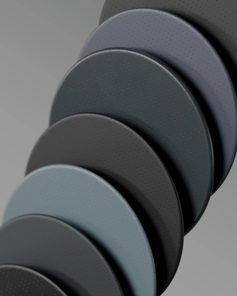 Geometric Circle Square Textured Plastic PBR Texture - Example Scene Visualization | Superellipse