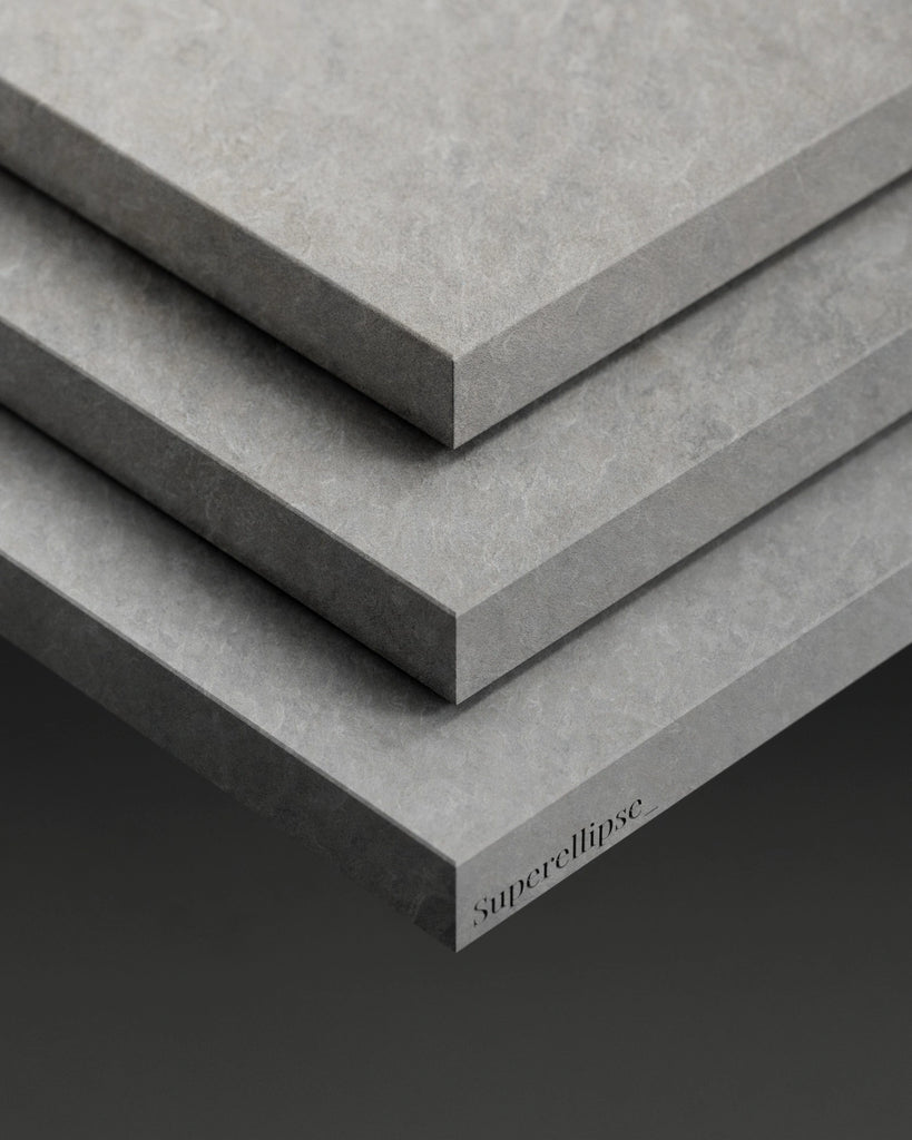 Ash Grey Sandblasted Limestone PBR Texture - Example Scene Visualization | Superellipse
