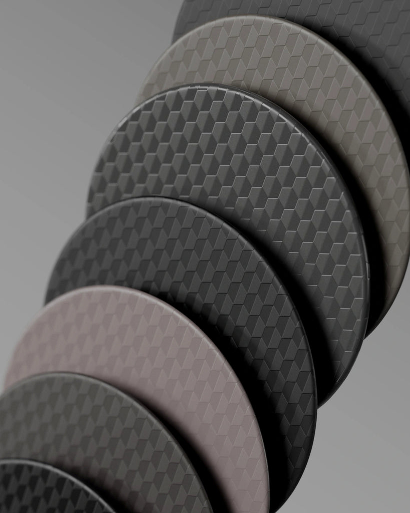 Half Hex Texture Patterned Plastic PBR Texture - Example Scene Visualization | Superellipse