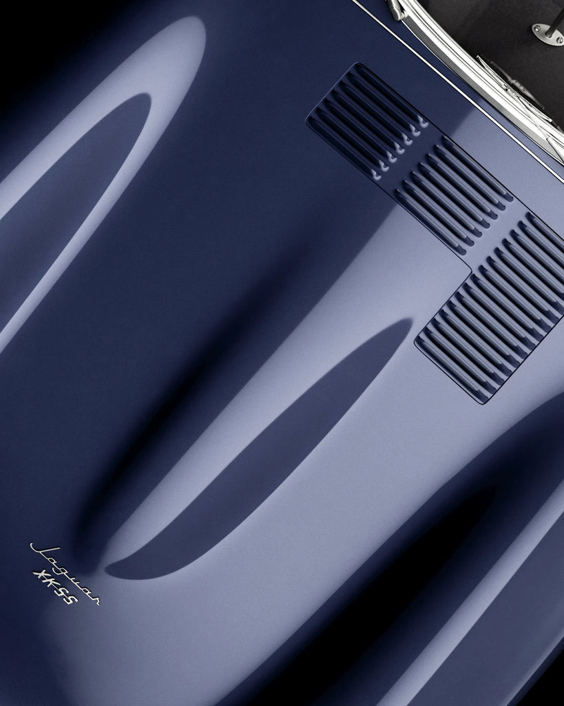 Sapphire Blue Metallic Gloss Paint PBR Texture - Example Scene Visualization | Superellipse