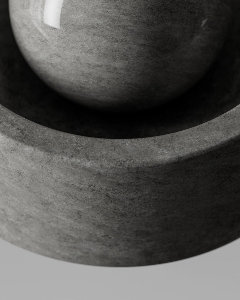 Portugal Grey Polished Limestone PBR Texture - Example Scene Visualization | Superellipse