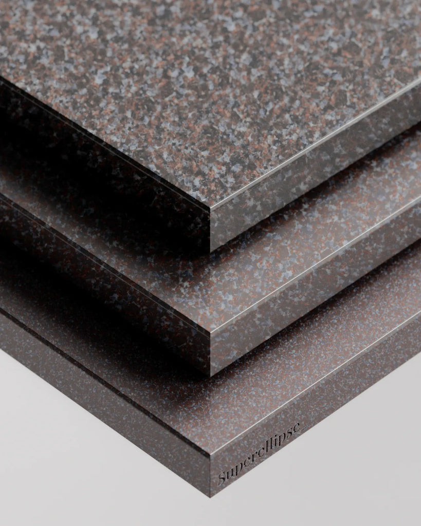 Dakota Mahogany Polished Granite Slab PBR Texture - Example Scene Visualization | Superellipse