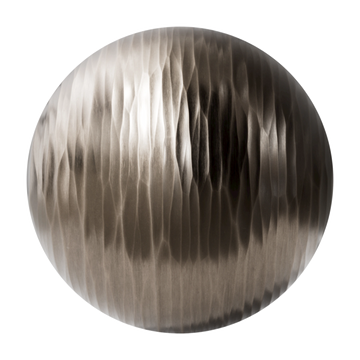 Chisel Hammered Bronze Metal PBR Texture - Sphere Swatch Preview | Superellipse