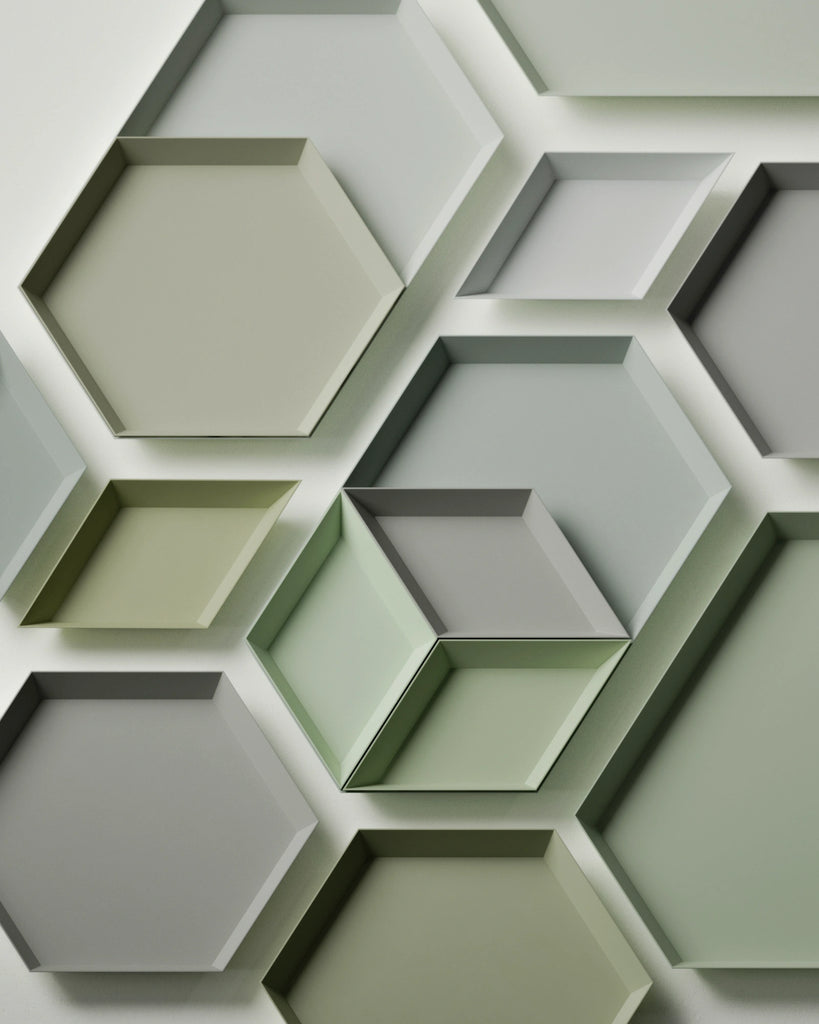 Mist Green Lightly Worn Plastic PBR Texture - Example Scene Visualization | Superellipse