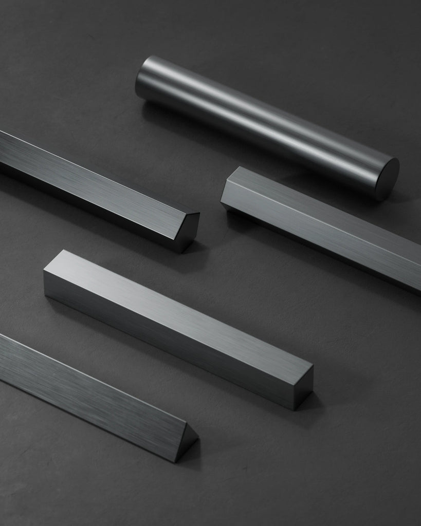 Buffed Linear Brushed Chrome Metal PBR Texture - Example Scene Visualization | Superellipse