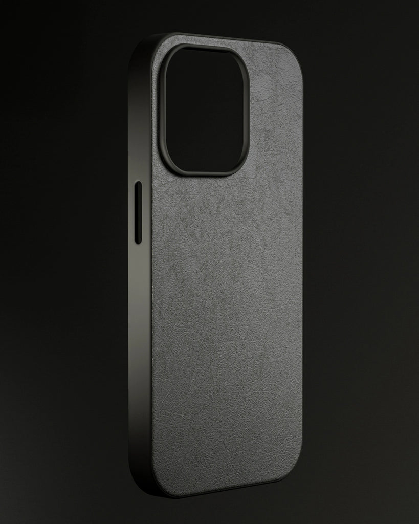 Nubuck Leather Stone Grey PBR Texture - Example Scene Visualization | Superellipse