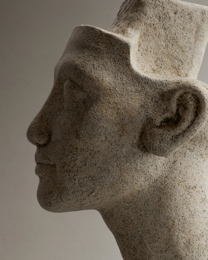 Moca Creme Flamed Limestone PBR Texture - Example Scene Visualization | Superellipse