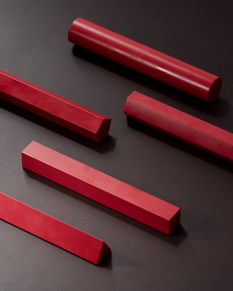 Racing Red Smudged Plastic PBR Texture - Example Scene Visualization | Superellipse