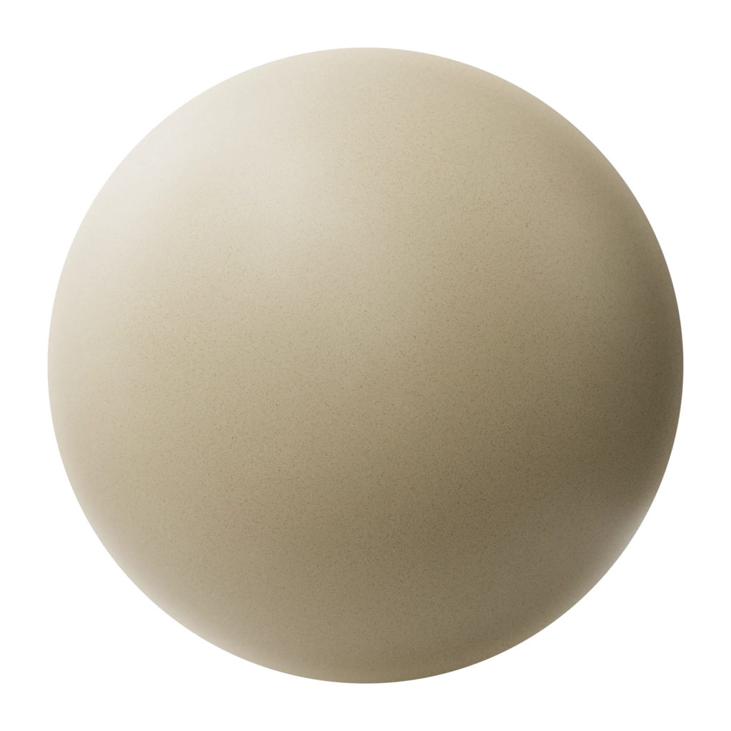 Speckled Wheat Yellow Recycled Plastic PBR Texture - Sphere Swatch Preview | Superellipse