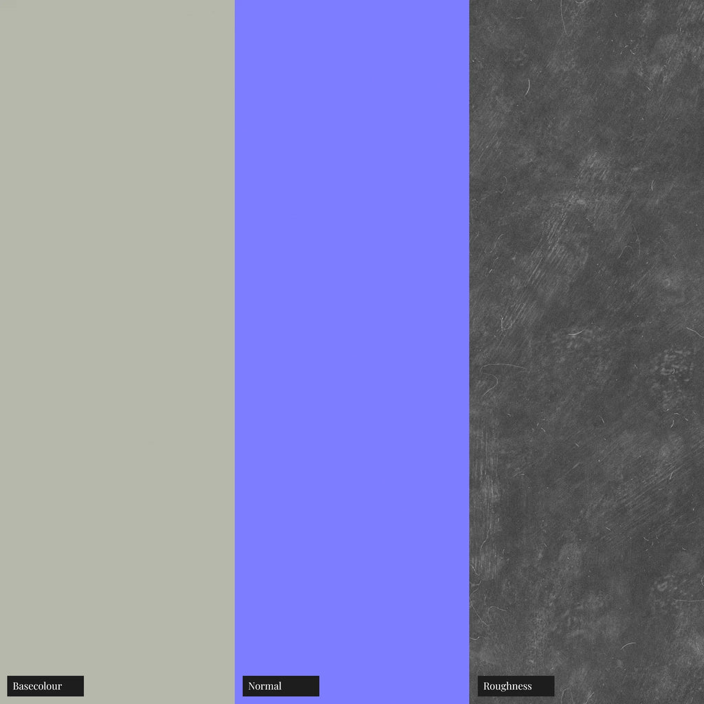 Mist Green Lightly Worn Plastic PBR Texture - Example Scene Visualization | Superellipse