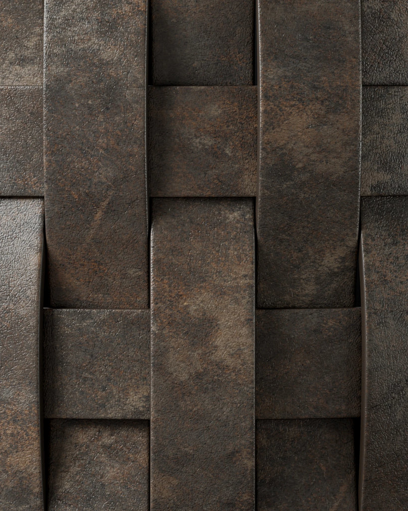 Patina Deep Chestnut Aniline Leather PBR Texture - Example Scene Visualization | Superellipse