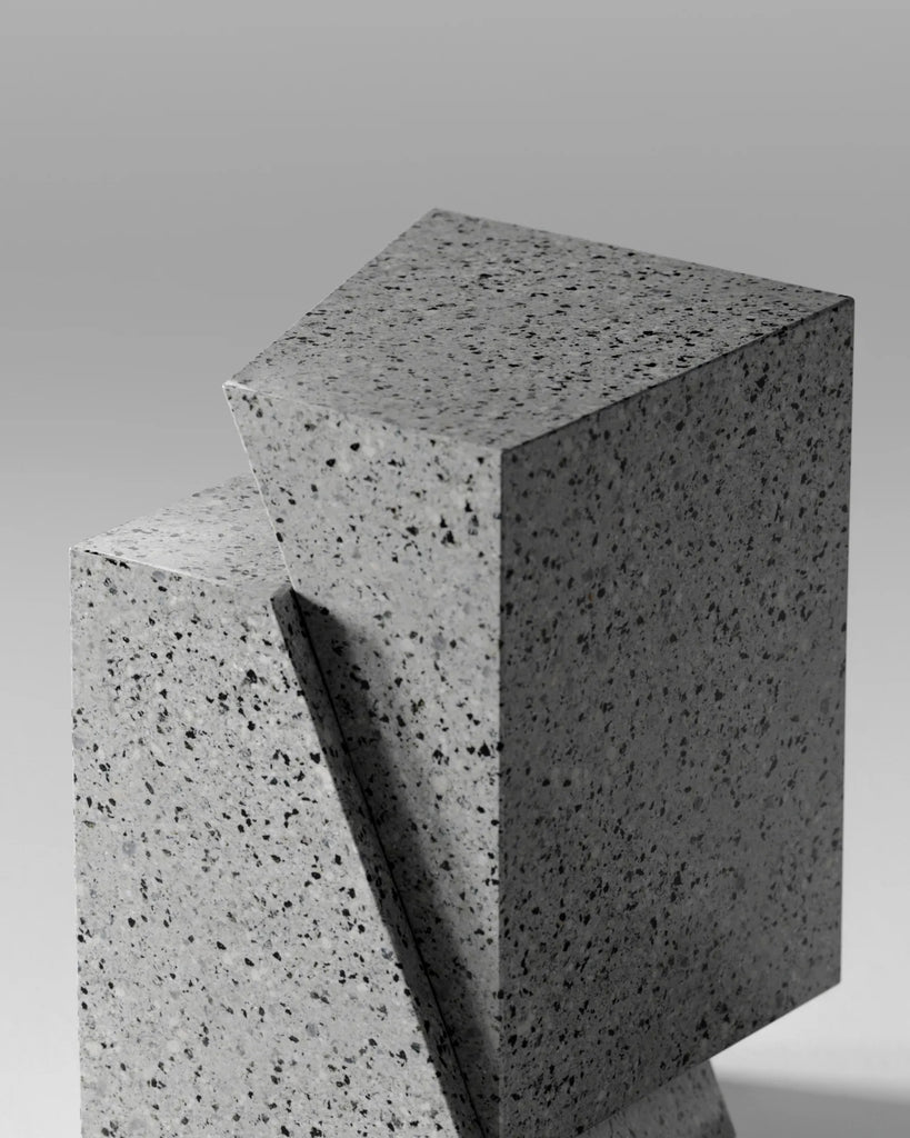 Arctic Grey Polished Granite Slab PBR Texture - Example Scene Visualization | Superellipse