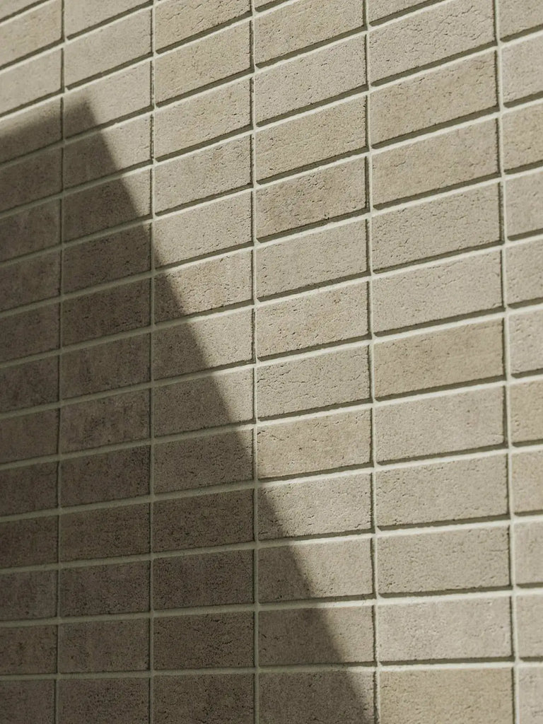 Palebrook Smooth Stack Bond Architectural Brick PBR Texture - Example Scene Visualization | Superellipse