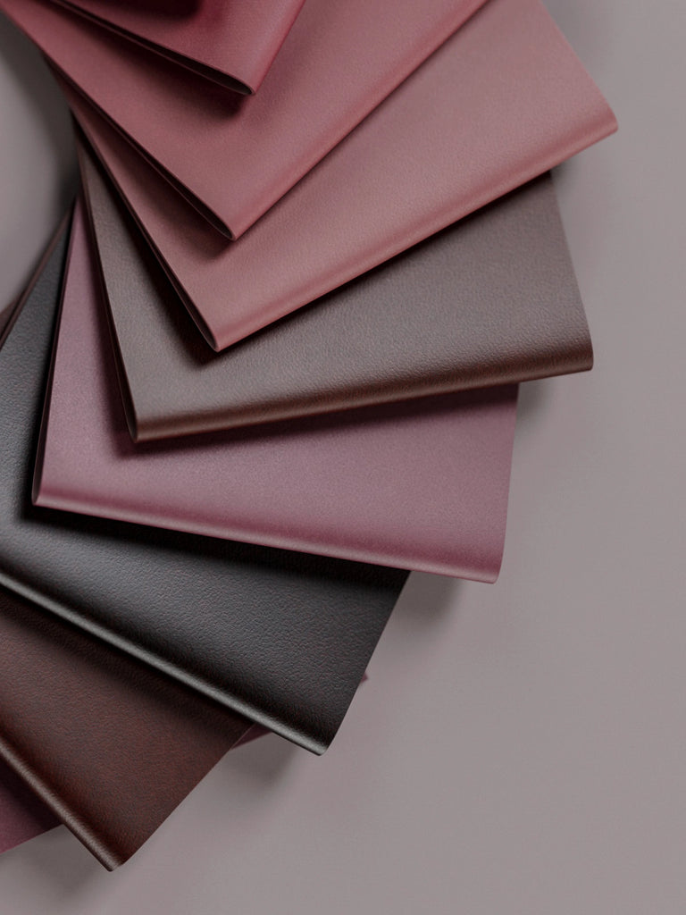 Aniline Top Grain Savannah Merlot Red PBR Texture - Example Scene Visualization | Superellipse