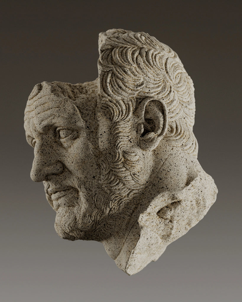 Moca Creme Fine Pit Limestone PBR Texture - Example Scene Visualization | Superellipse