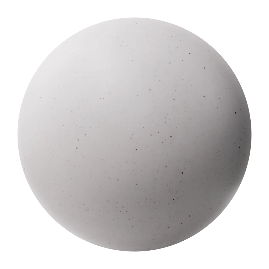 Fine Light Grey Bioplastic PBR Texture - Sphere Swatch Preview | Superellipse