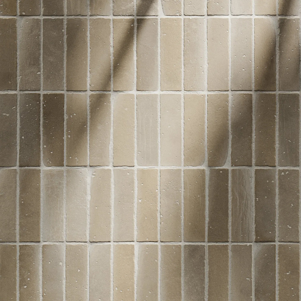 Terracotta Low Fired Yellow Brick Tiles PBR Texture - Example Scene Visualization | Superellipse