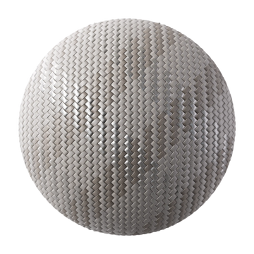 Titanium Haze Braided Cord PBR Texture - Sphere Swatch Preview | Superellipse