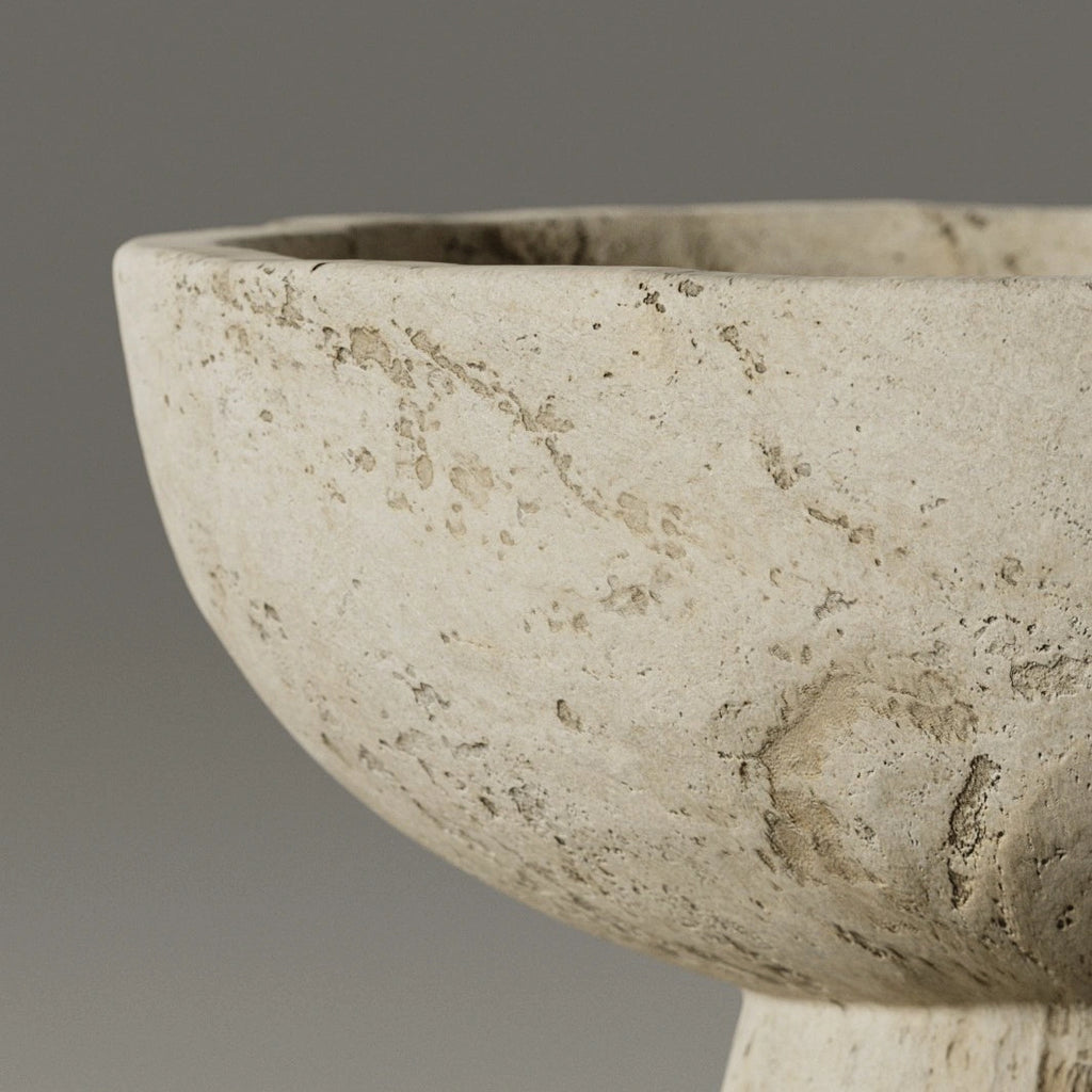 Moca Creme Polished Limestone PBR Texture - Example Scene Visualization | Superellipse