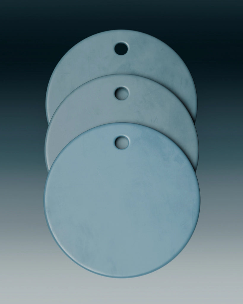 Sloe Blue Smudged Plastic PBR Texture - Example Scene Visualization | Superellipse