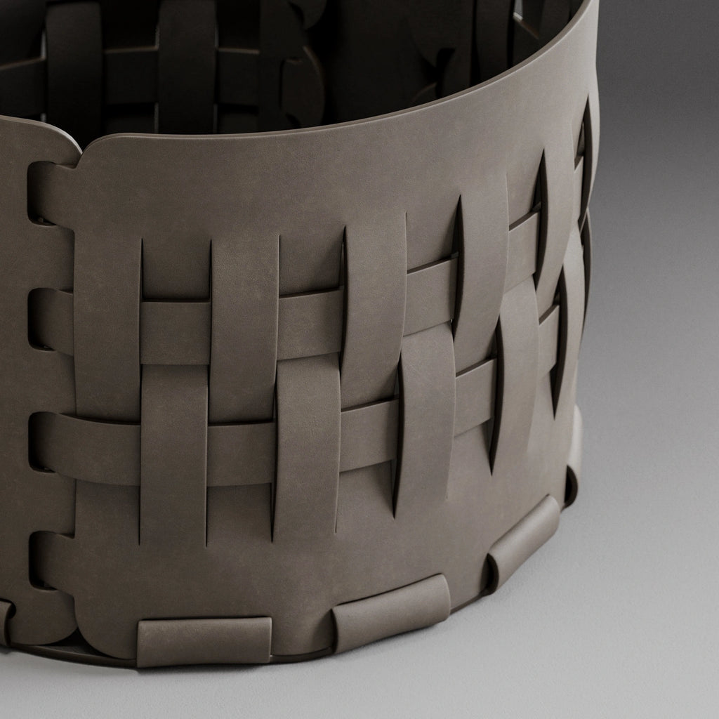 Raw Leather Suede Side Brown PBR Texture - Example Scene Visualization | Superellipse