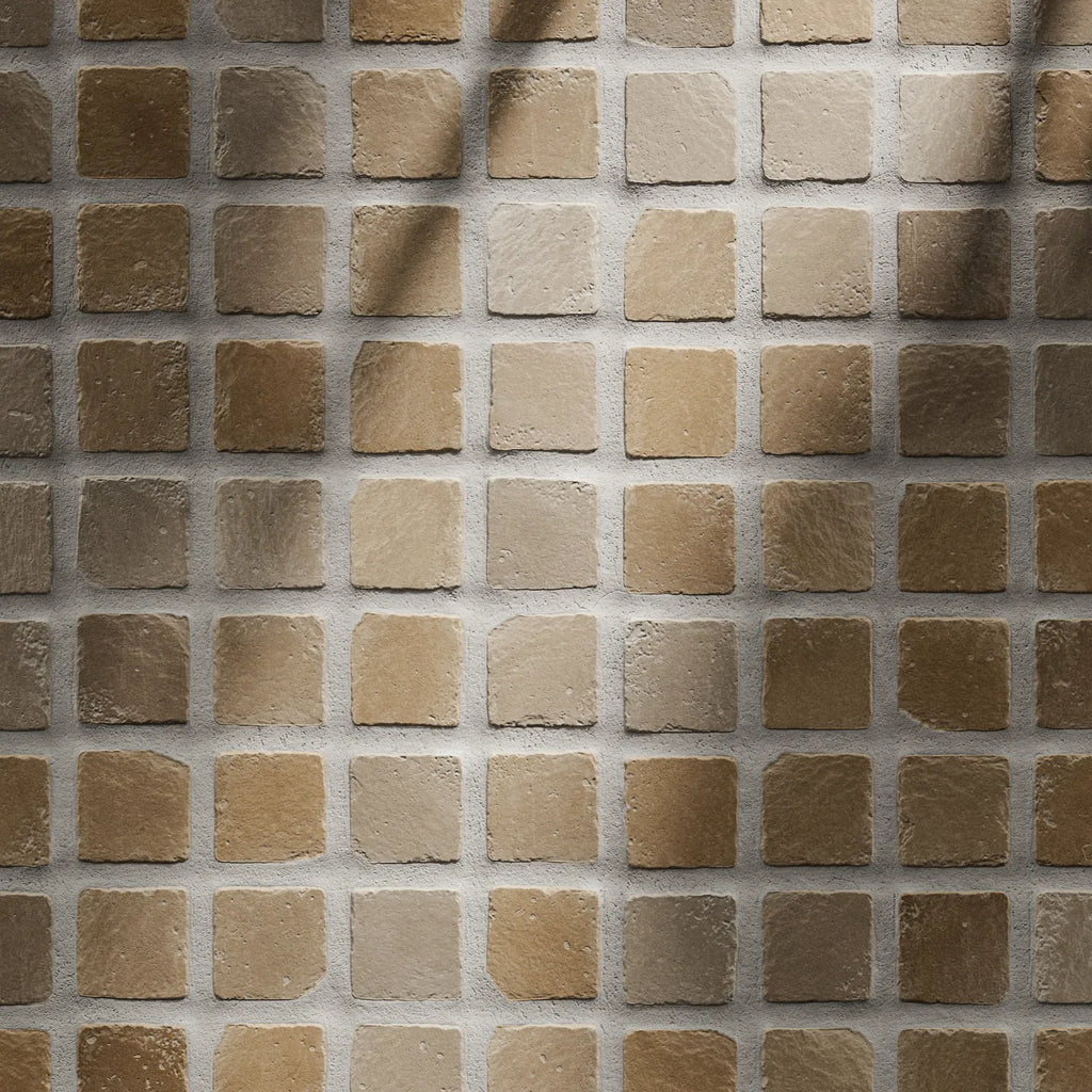 Terracotta Low Fired Square Slightly Rustic PBR Texture - Example Scene Visualization | Superellipse