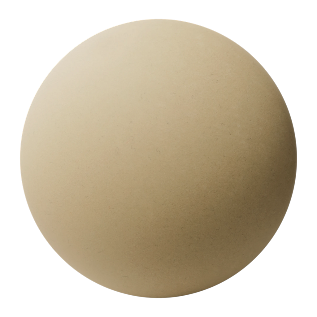 Textured Sandstone Natural Finish Paper PBR Texture - Sphere Swatch Preview | Superellipse