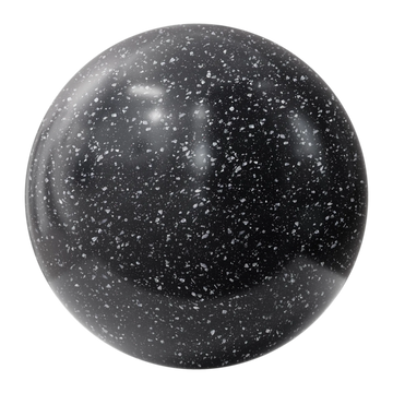 Milky Way Polished Granite Slab PBR Texture - Sphere Swatch Preview | Superellipse