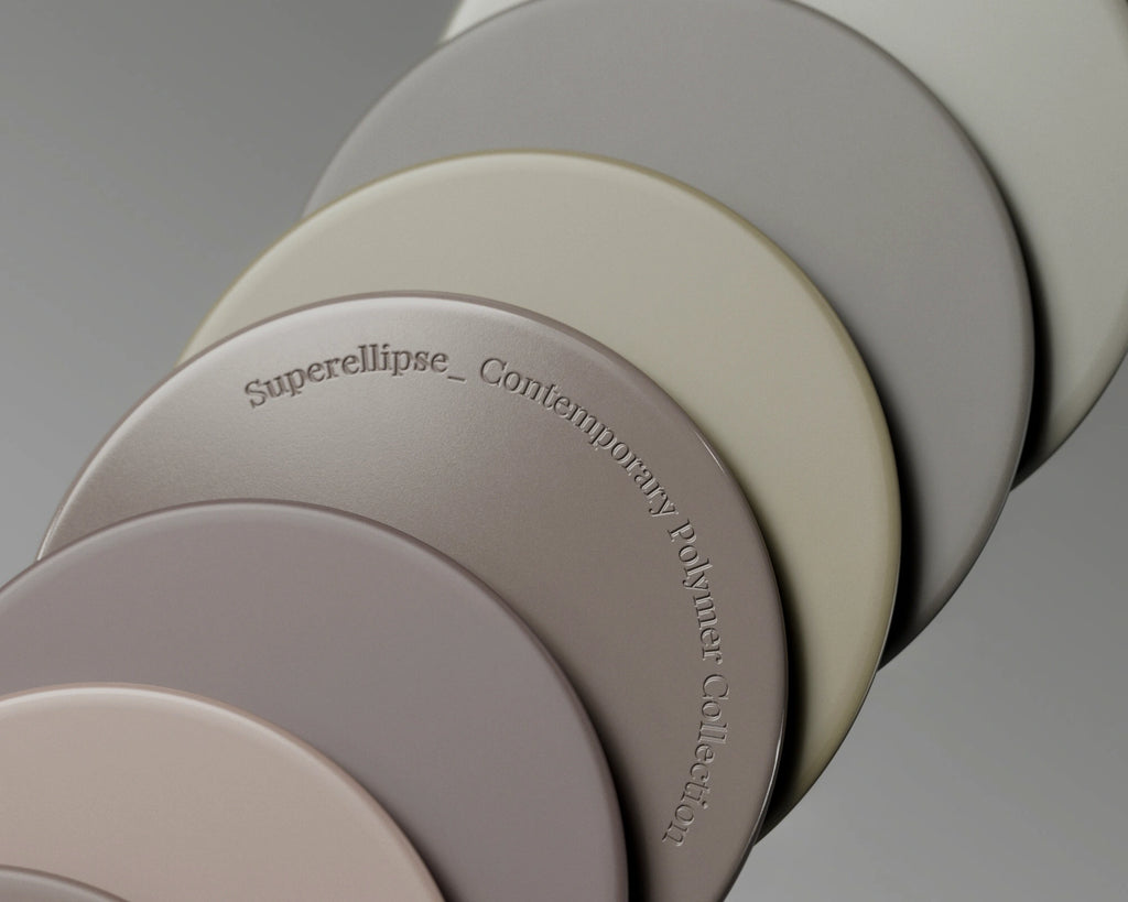 Clay Brown High Gloss Finish Plastic PBR Texture - Example Scene Visualization | Superellipse