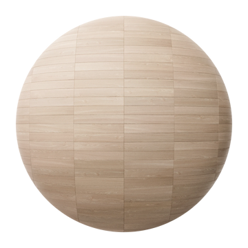 Beech Stack Bond Parquet Wood Floor PBR Texture - Sphere Swatch Preview | Superellipse