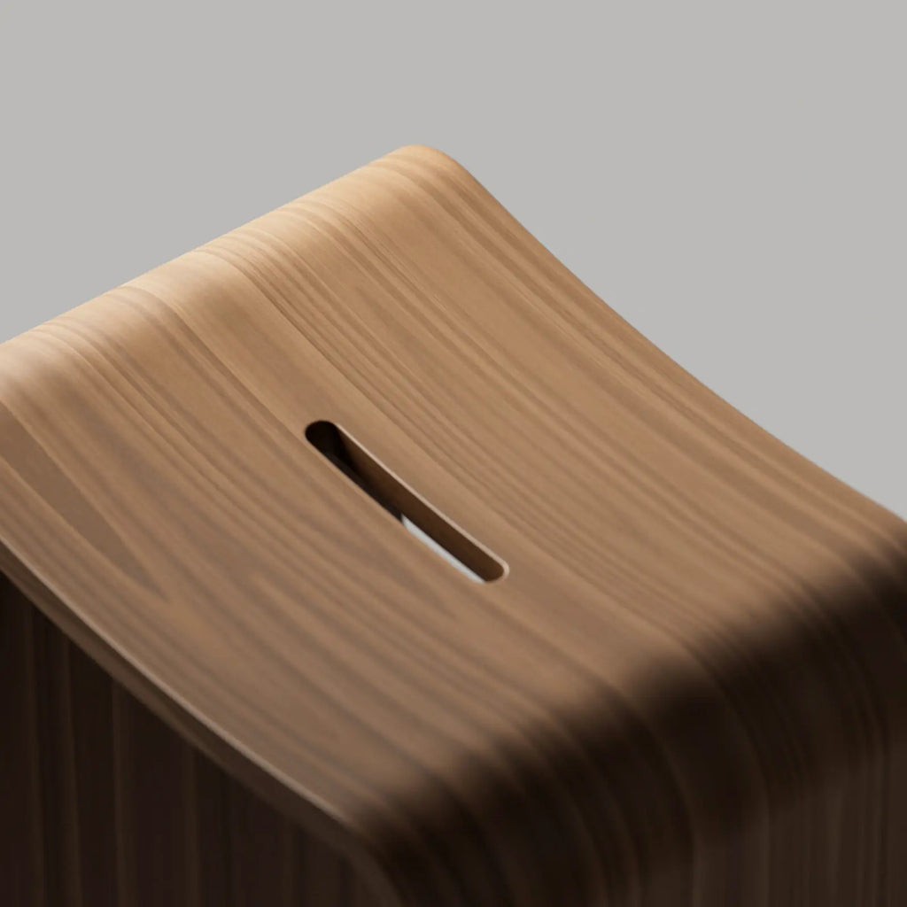 Walnut Crown Cut Veneer Oiled Finish PBR Texture - Example Scene Visualization | Superellipse