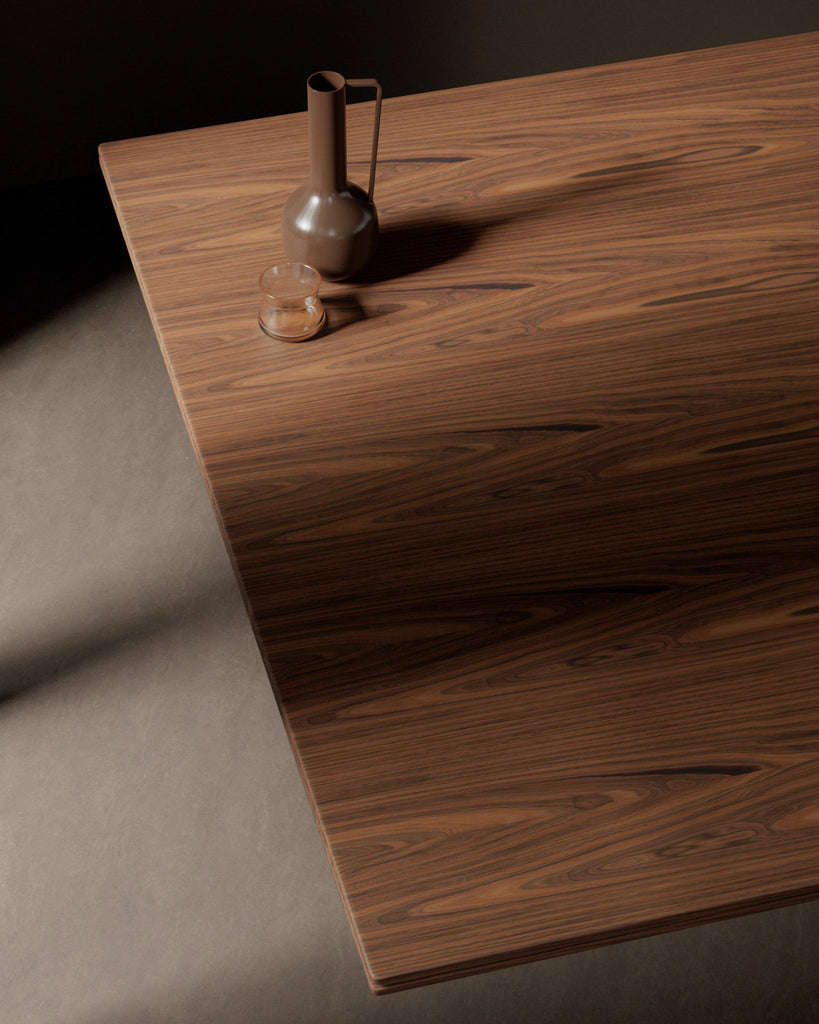 Palisander Slip Matched Crown Cut Veneer Wood PBR Texture - Example Scene Visualization | Superellipse