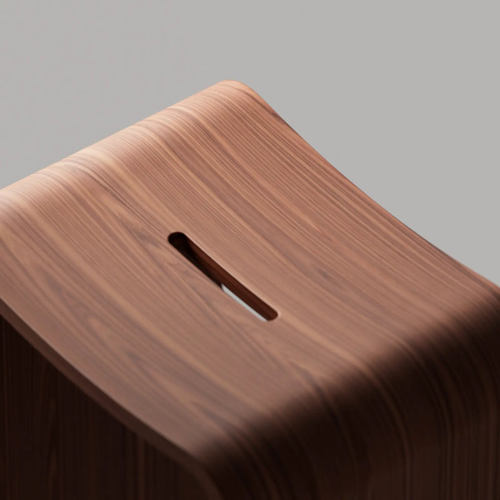 Rosewood Crown Cut Oiled Veneer Wood 02 PBR Texture - Example Scene Visualization | Superellipse